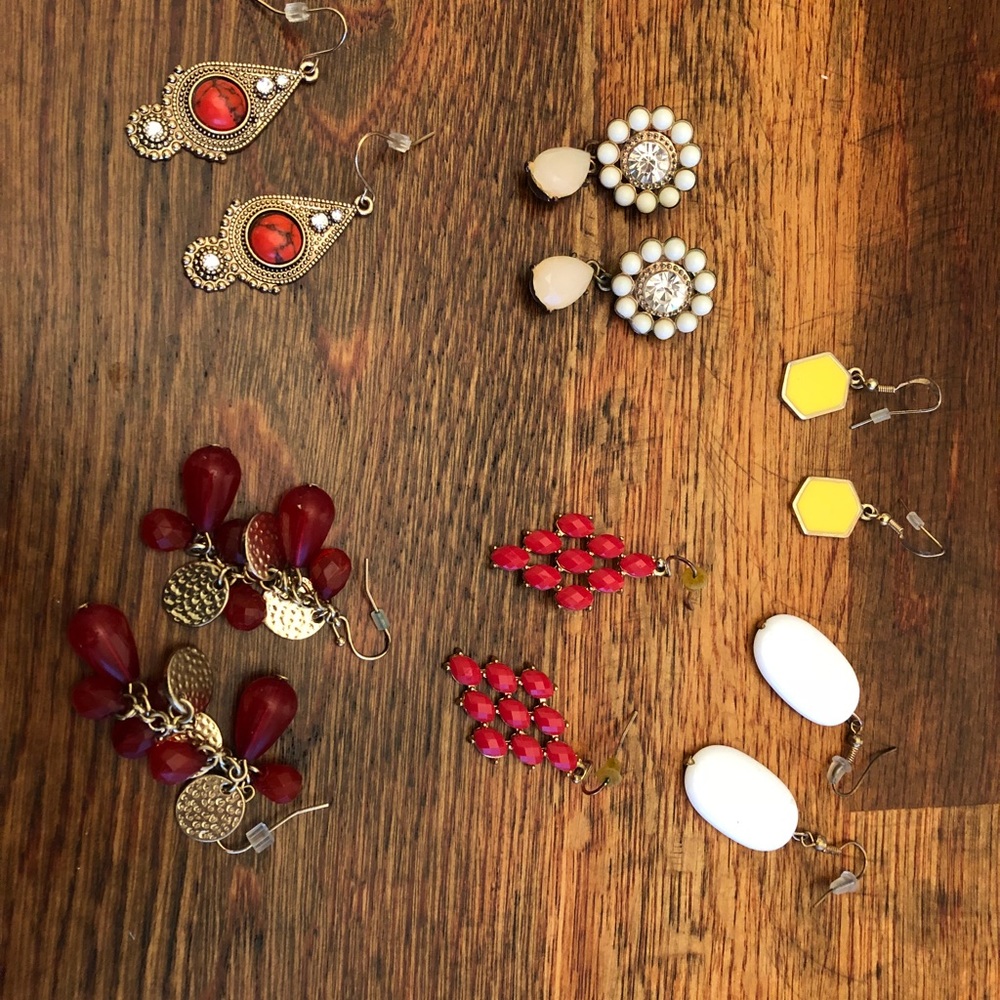 Gold earrings